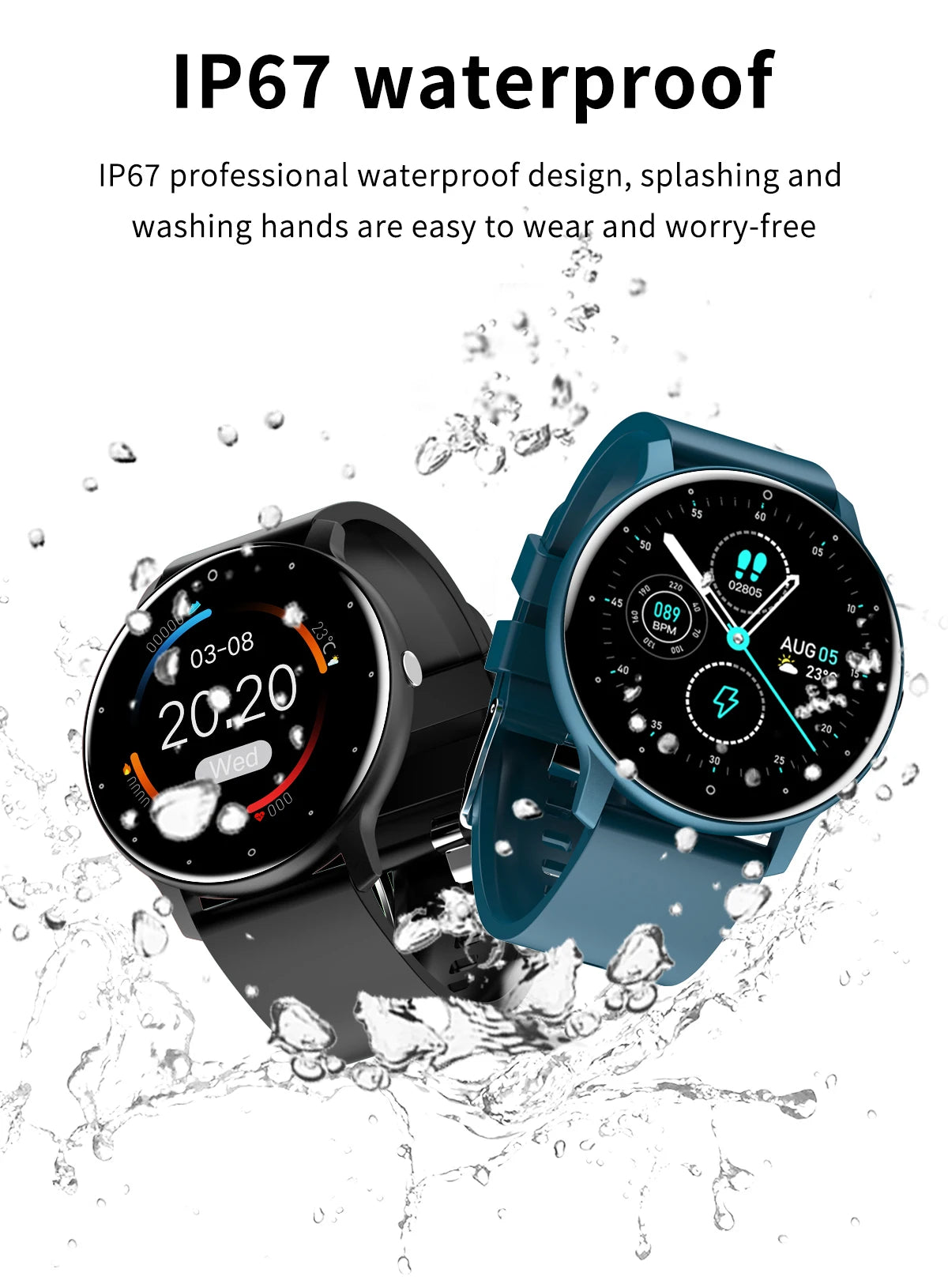 LIGE Smart Watch Sport Waterproof For Xiaomi Android IOS