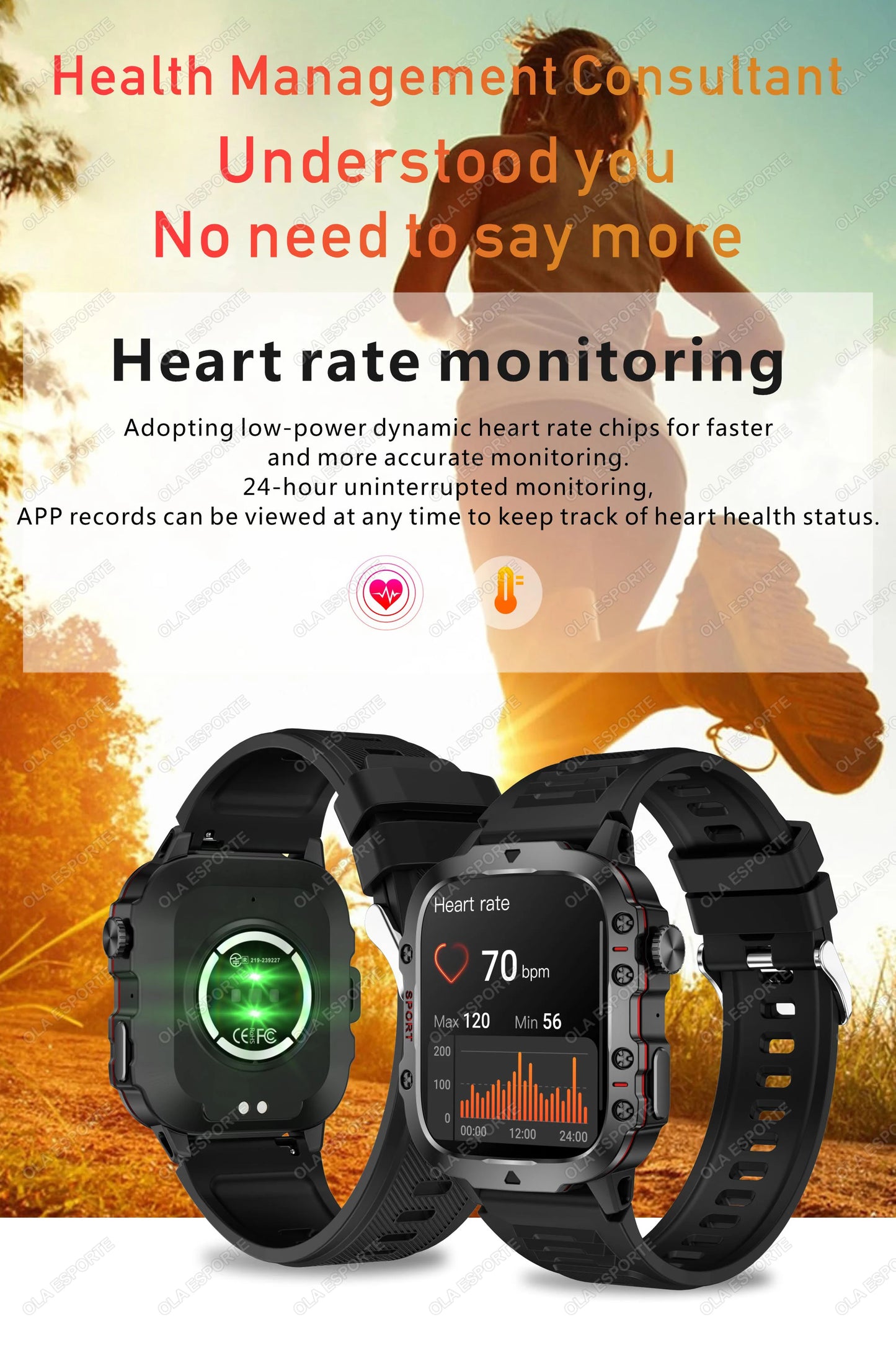 2025 New Xiaomi Military Smart Watch