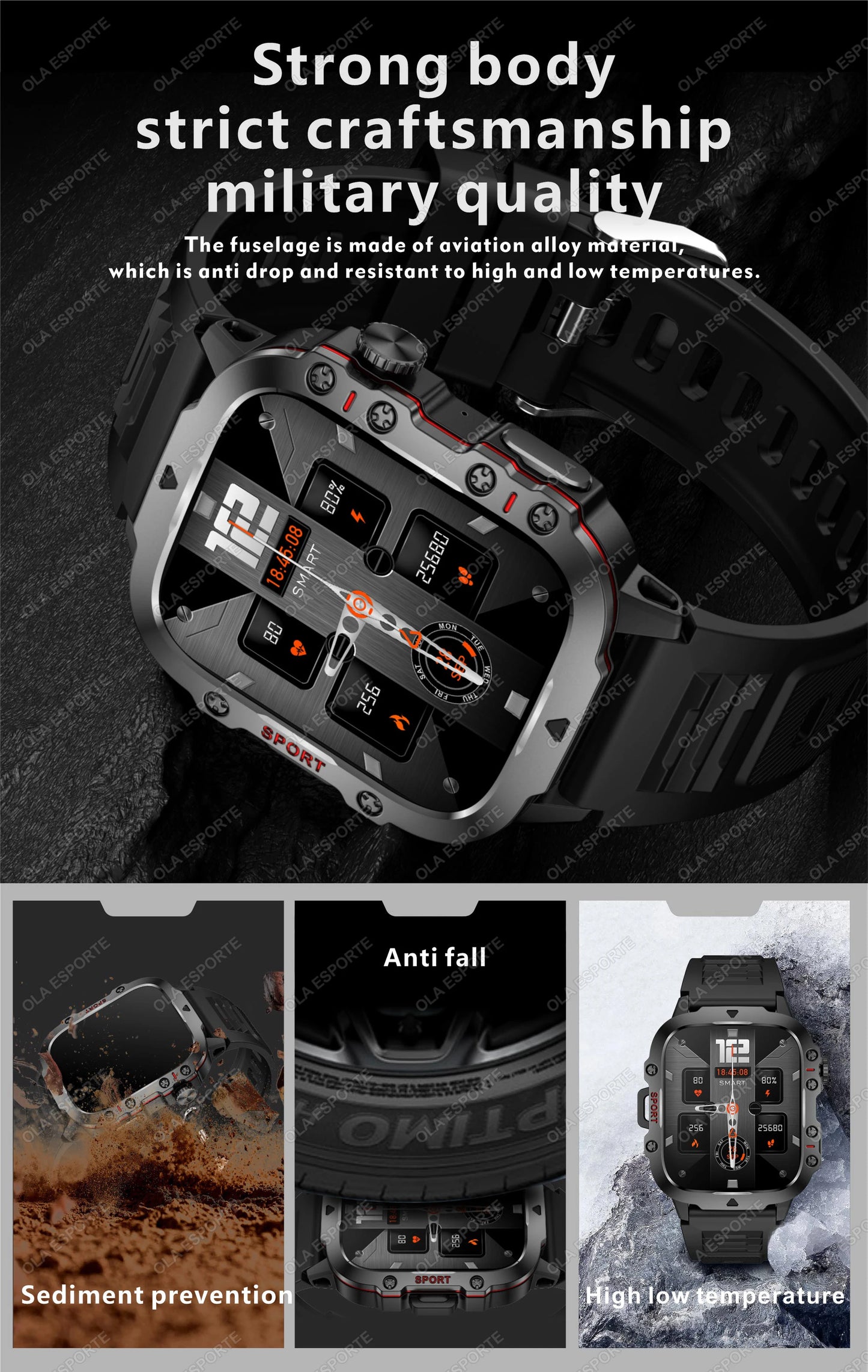 2025 New Xiaomi Military Smart Watch