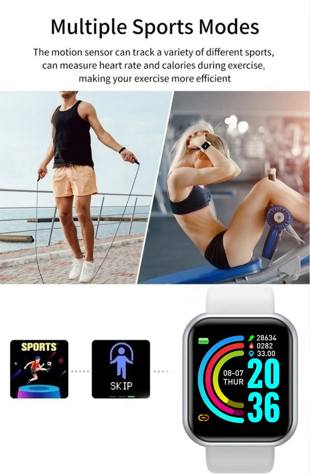 Multifunctional Smart Watch Bluetooth Connected