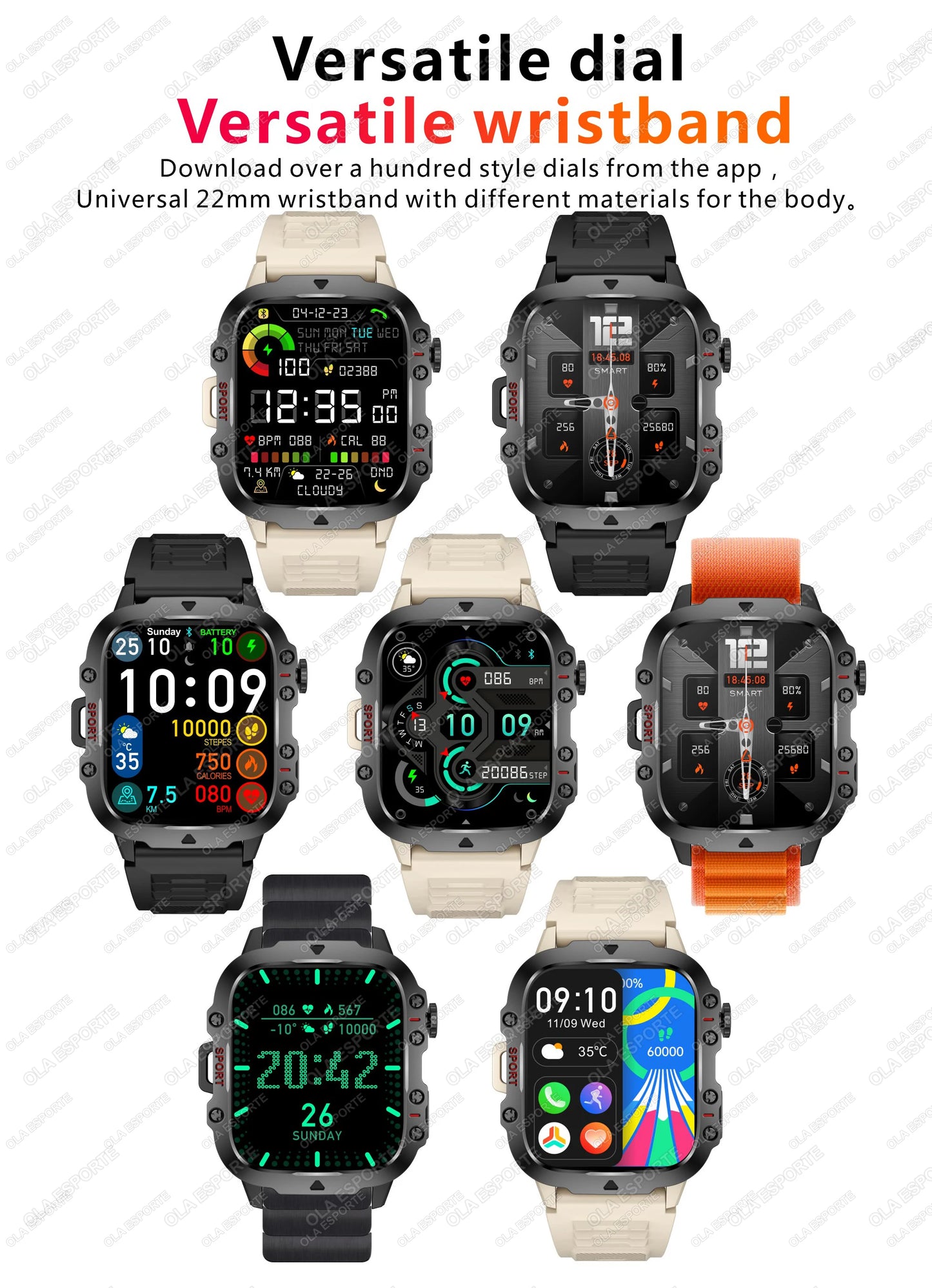 2025 New Xiaomi Military Smart Watch